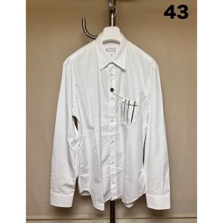 Maison Martin Margiela - 新品 43 19ss マルジェラ シャツ 白 胸