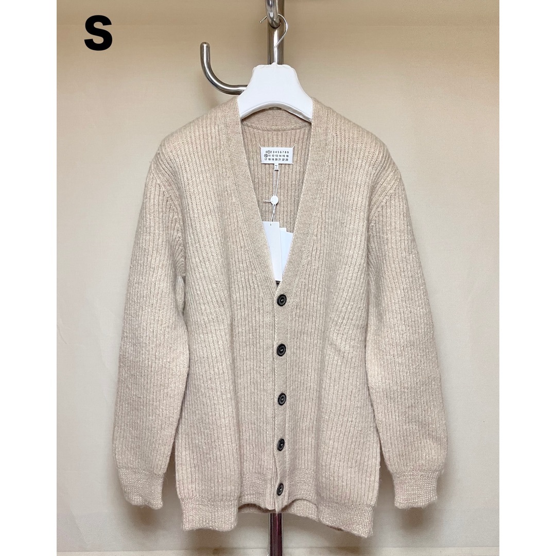新品 S マルジェラ 22aw リブ編みニット カーディガン 5342 | フリマアプリ ラクマ