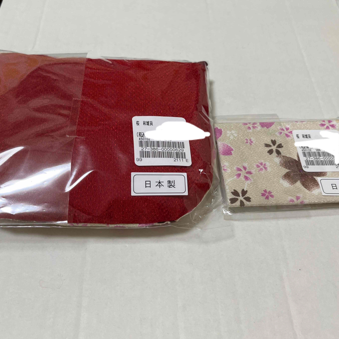 【新品】桜 ポーチ 名刺 カード 入れ セット まとめ セット レディースのファッション小物(名刺入れ/定期入れ)の商品写真