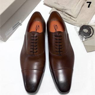 サントーニ(Santoni)の新品 UK7 santoni ストレートチップ 革靴 9906(ドレス/ビジネス)