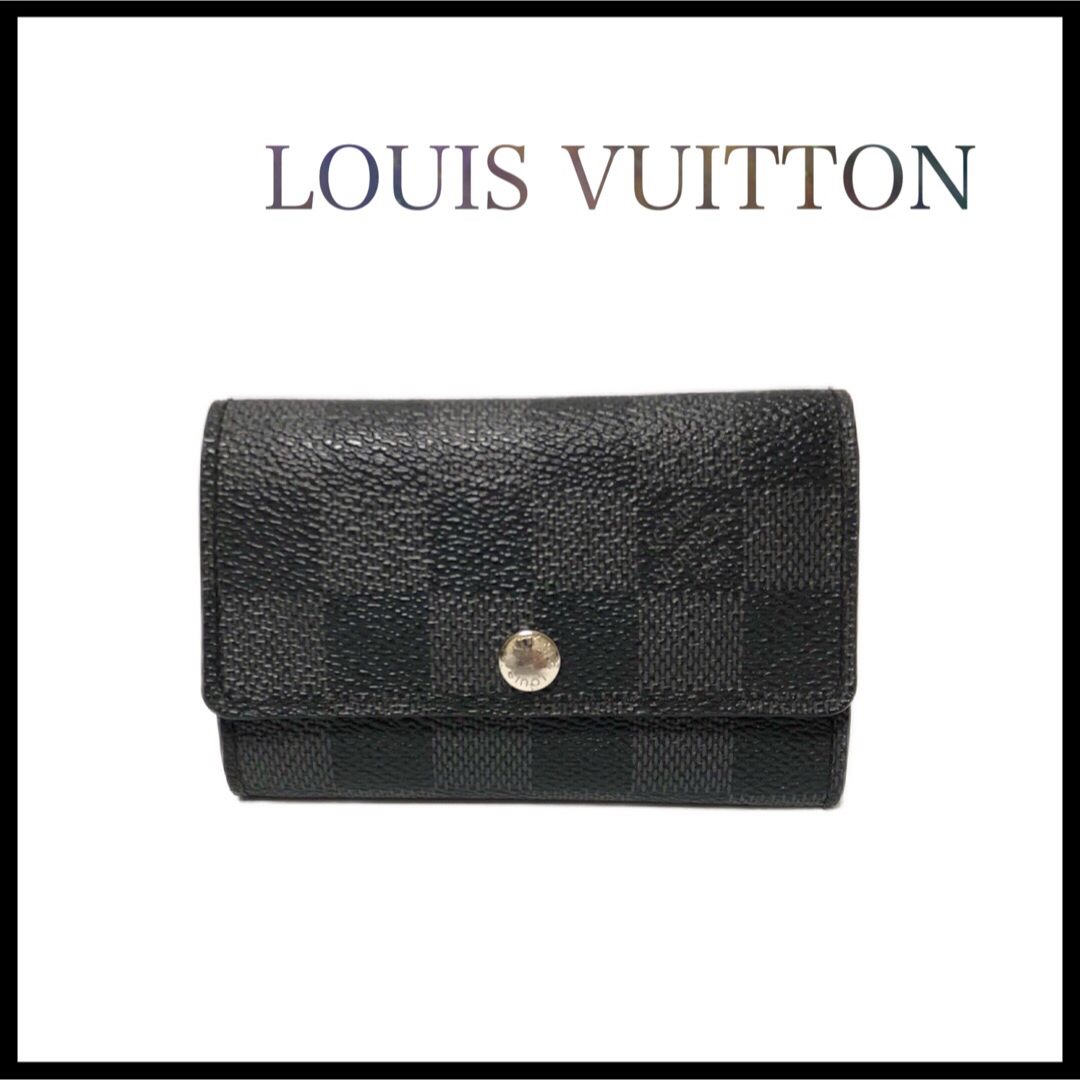 美品】LOUIS VUITTON ヴィトン ダミエグラフィット キーケース-