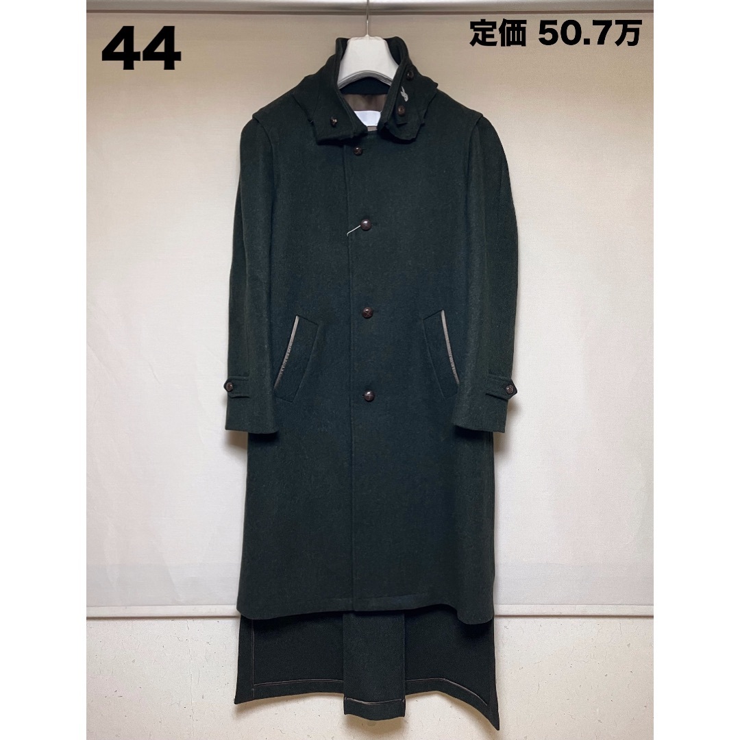 Maison Martin Margiela(マルタンマルジェラ)の新品 44 22SS マルジェラ ステンカラーコート 緑 5328 メンズのジャケット/アウター(ステンカラーコート)の商品写真