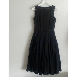 ヤエカ(YAECA)のdress/black/cotton(ロングワンピース/マキシワンピース)