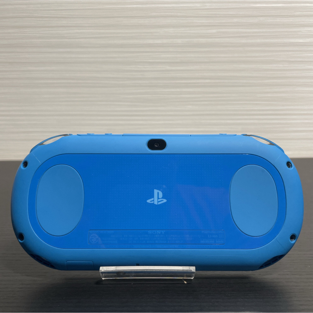 PlayStation Vita(プレイステーションヴィータ)の美品 PSvita アクアブルー PCH-2000ZA23 SONY エンタメ/ホビーのゲームソフト/ゲーム機本体(携帯用ゲーム機本体)の商品写真