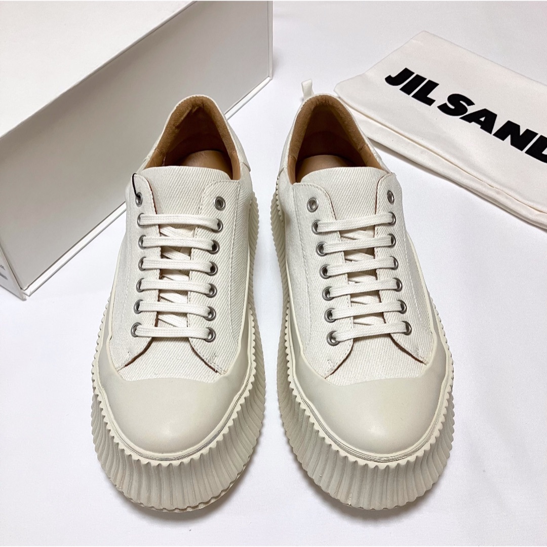 Jil Sander(ジルサンダー)の新品 40 23ss JIL SANDER プラットフォームスニーカー 5381 メンズの靴/シューズ(スニーカー)の商品写真