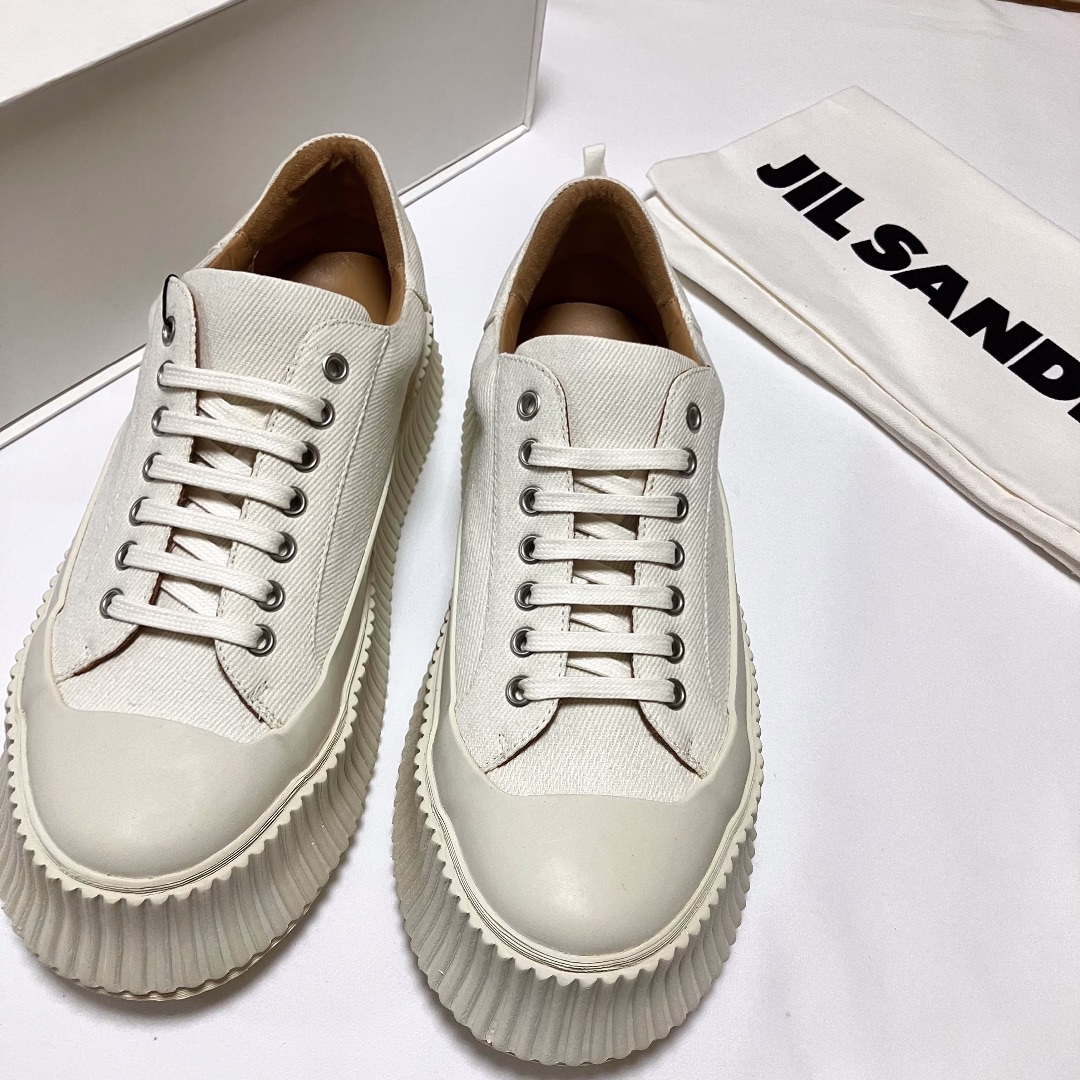 Jil Sander(ジルサンダー)の新品 40 23ss JIL SANDER プラットフォームスニーカー 5381 メンズの靴/シューズ(スニーカー)の商品写真