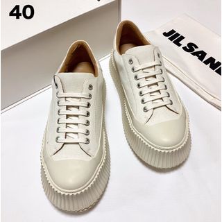 ジルサンダー(Jil Sander)の新品 40 23ss JIL SANDER プラットフォームスニーカー 5381(スニーカー)