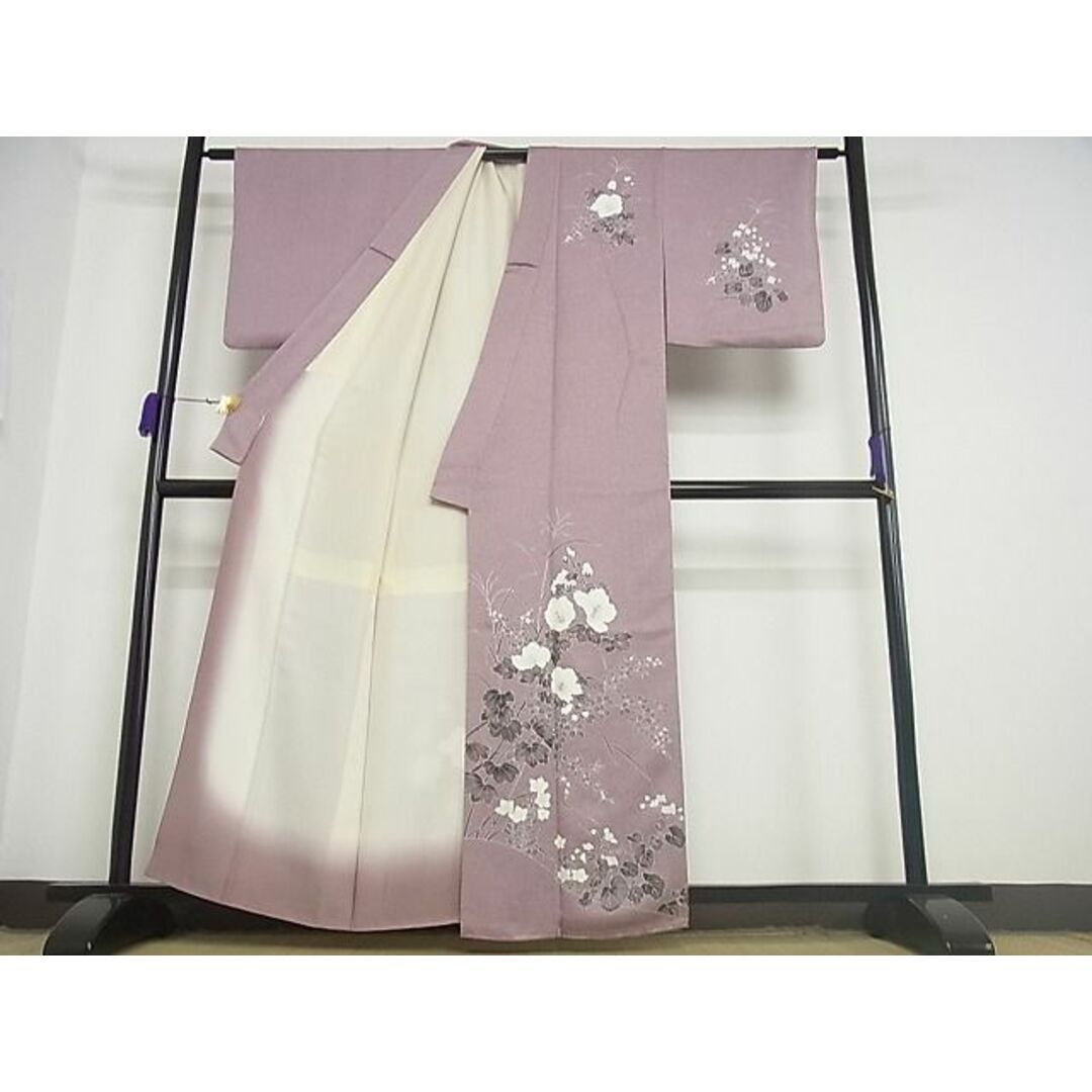 訪問着 逸品 身丈158cm 裄丈63cm 正絹 - 着物