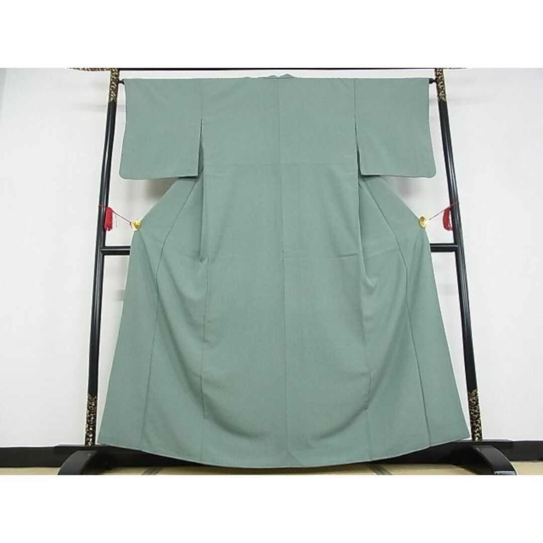 平和屋-こころ店■上質な小紋 霞文 着丈161cm 裄丈64.5cm 正絹 逸品 A-ma6394