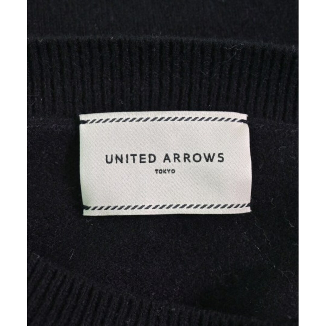 UNITED ARROWS(ユナイテッドアローズ)のUNITED ARROWS ニット・セーター -(XL位) 黒 【古着】【中古】 レディースのトップス(ニット/セーター)の商品写真