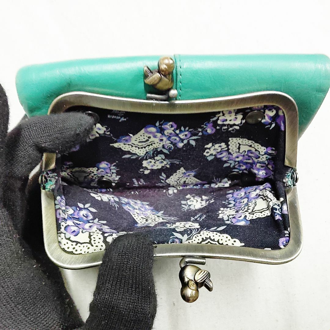 ANNA SUI - 希少色 アナスイ ANNASUI がま口 折り財布 ハミング ローズ ...