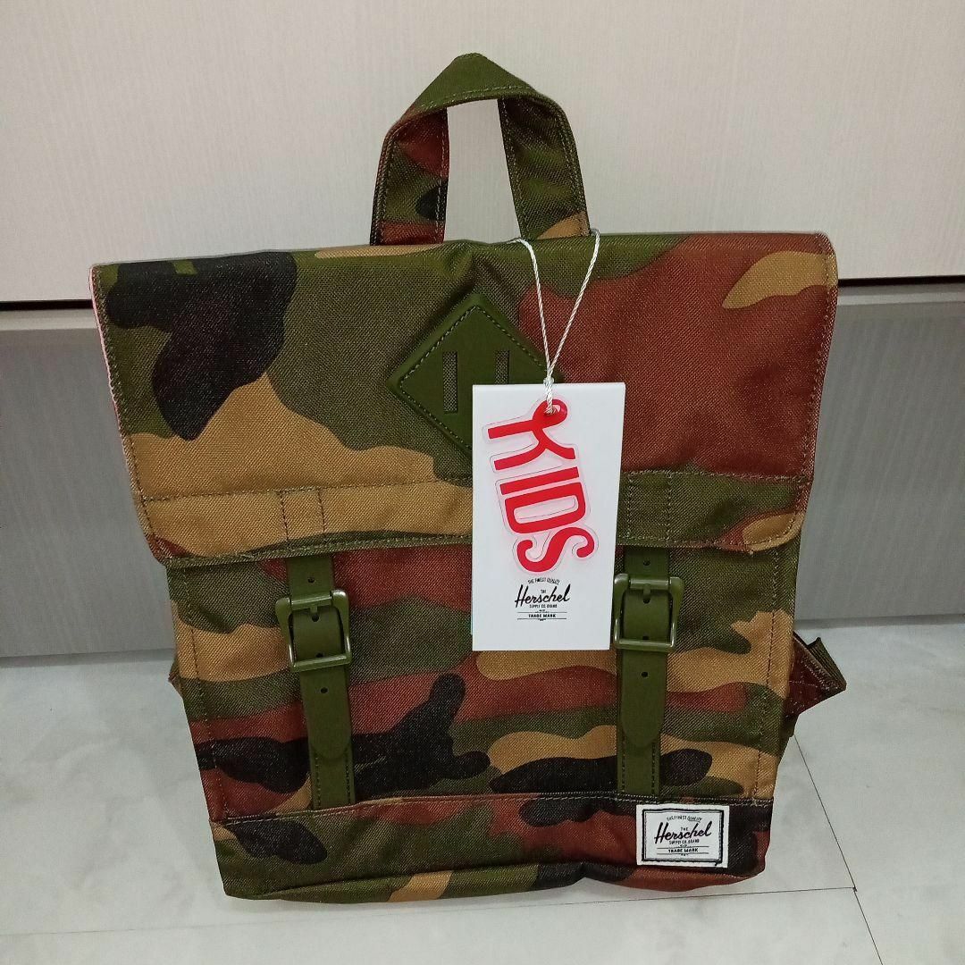 HERSCHEL(ハーシェル)の新品HERSCHEL★Survey kidsリュック/Woodland Camo キッズ/ベビー/マタニティのこども用バッグ(リュックサック)の商品写真