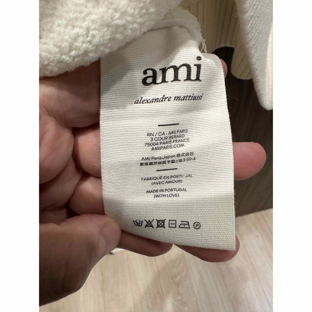 amiparis アミパリ ニット セーター L ホワイト 白 美品の通販 by