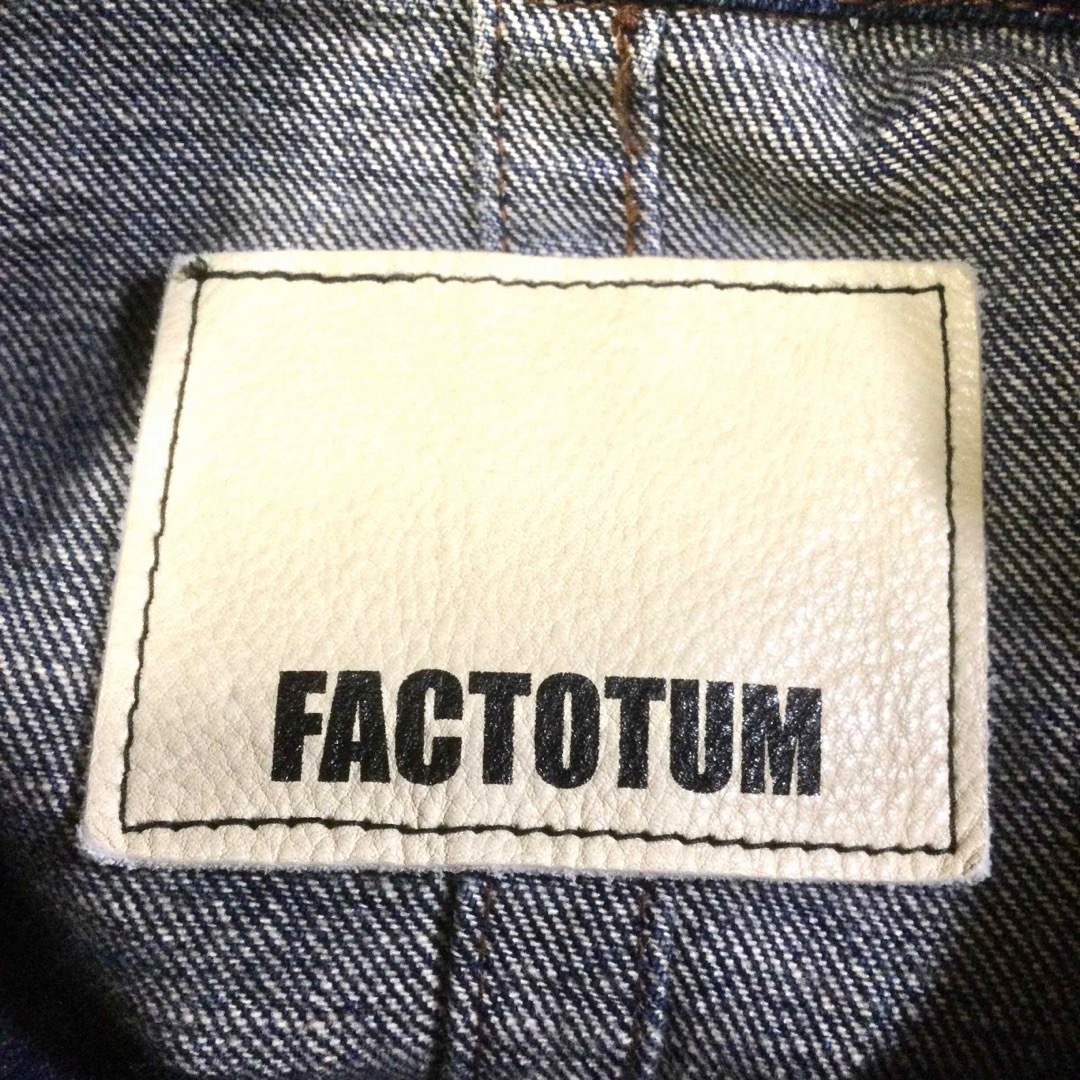 FACTOTUM(ファクトタム)のFACTOTUM ★Gジャン★デニムジャケット★ファクトタム★サイズ46 メンズのジャケット/アウター(Gジャン/デニムジャケット)の商品写真