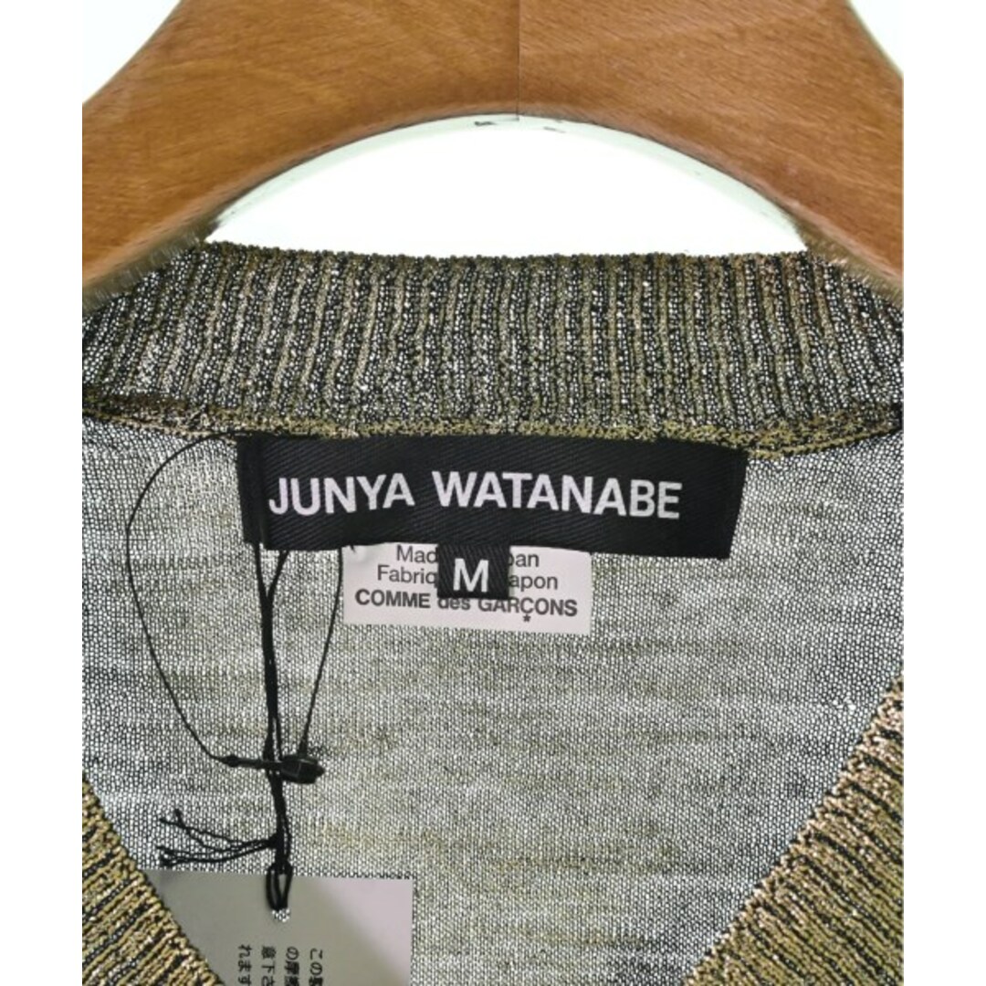 JUNYA WATANABE(ジュンヤワタナベ)のJUNYA WATANABE ニット・セーター M ゴールドx黒 【古着】【中古】 レディースのトップス(ニット/セーター)の商品写真