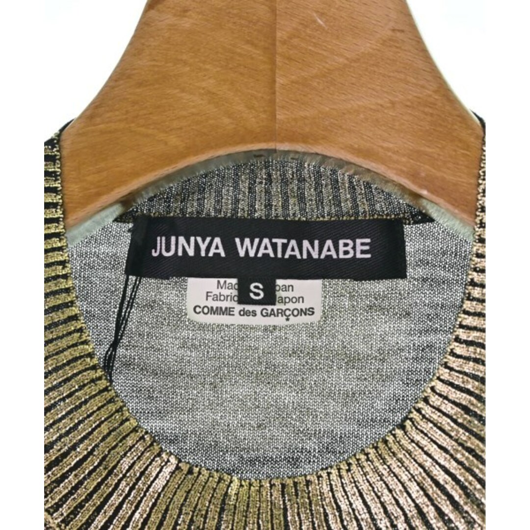 JUNYA WATANABE ニット・セーター S 黒xゴールド