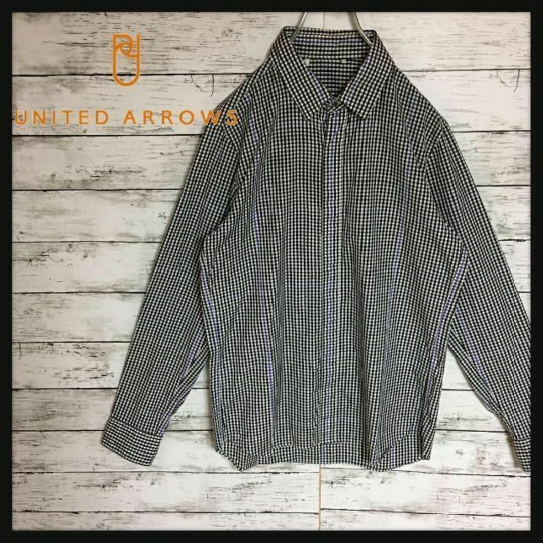上質】ユナイテッドアローズ シャツ M チェック ロングスリーブ - シャツ