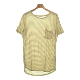 ノンネイティブ(nonnative)のnonnative Tシャツ・カットソー 1(S位) ベージュx白(ボーダー) 【古着】【中古】(Tシャツ/カットソー(半袖/袖なし))