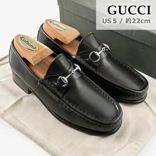 Gucci - ☆未使用品☆GUCCI ホースビットローファー 革靴 シルバー