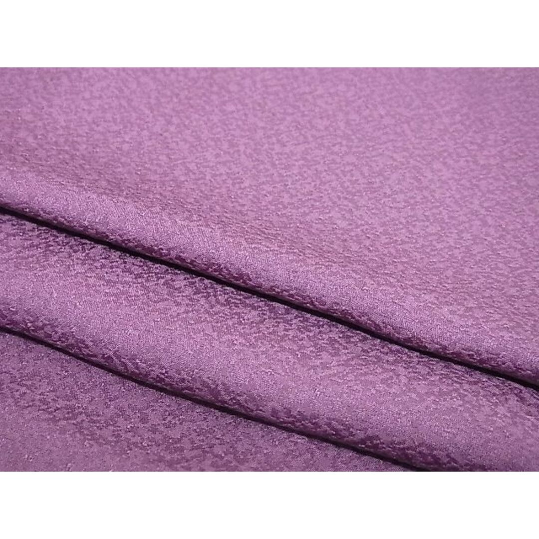 平和屋-こころ店■上質な色無地　紋意匠　京紫色　着丈154cm　裄丈62cm　正絹　逸品　B-oa5665