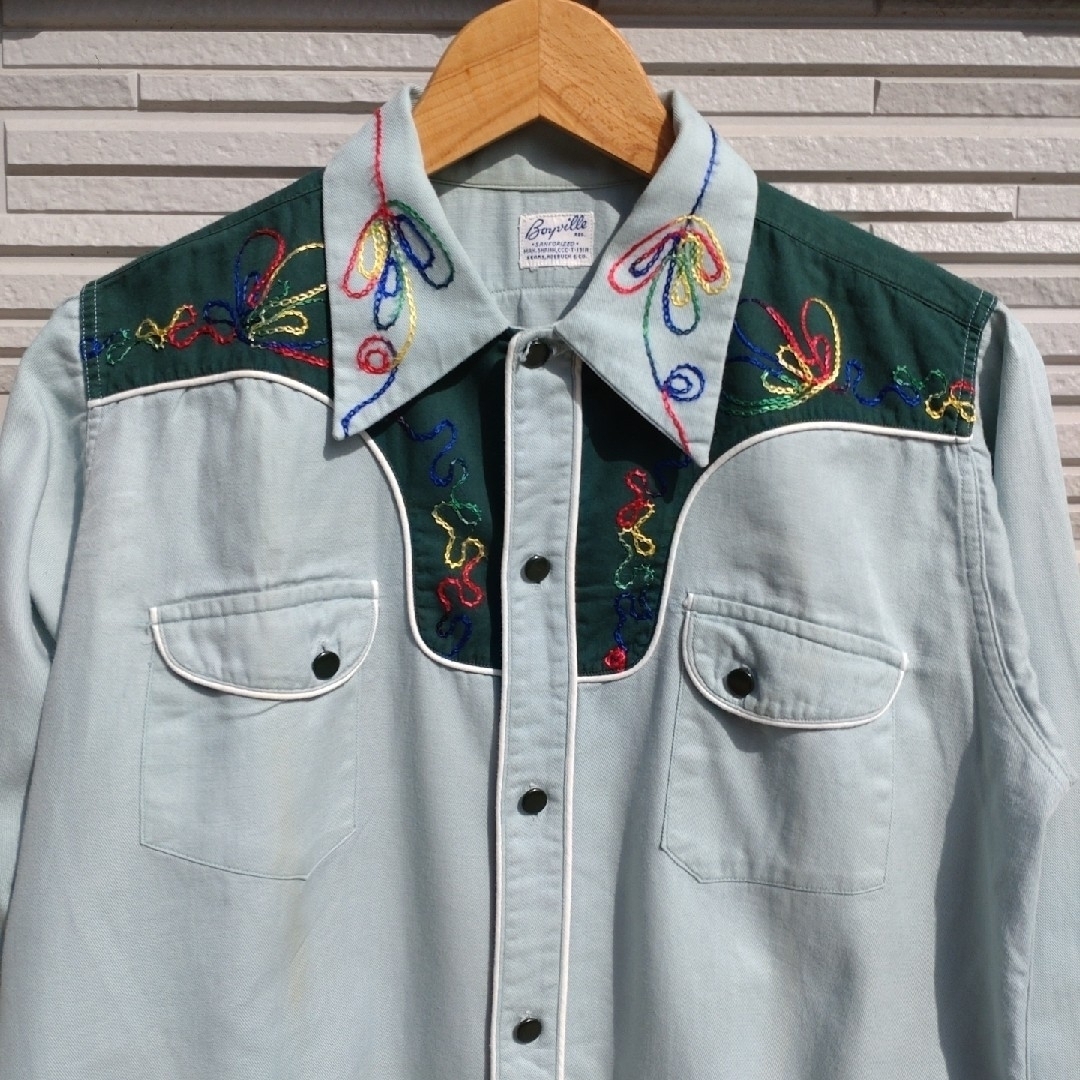 VINTAGE(ヴィンテージ)の【60Vintage・Boyville】COTTON WESTERN SHIRT レディースのトップス(シャツ/ブラウス(長袖/七分))の商品写真