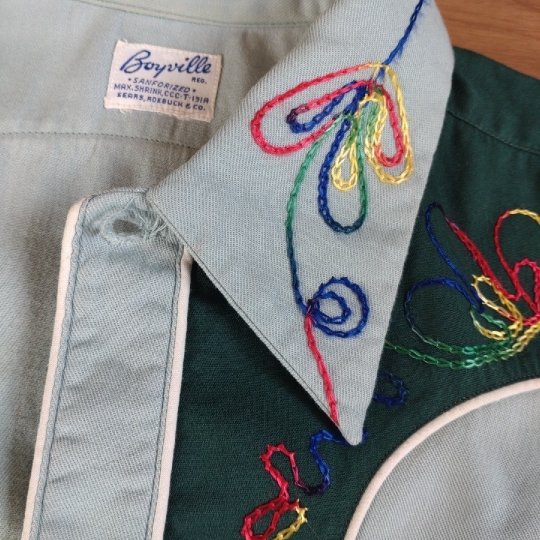 VINTAGE(ヴィンテージ)の【60Vintage・Boyville】COTTON WESTERN SHIRT レディースのトップス(シャツ/ブラウス(長袖/七分))の商品写真