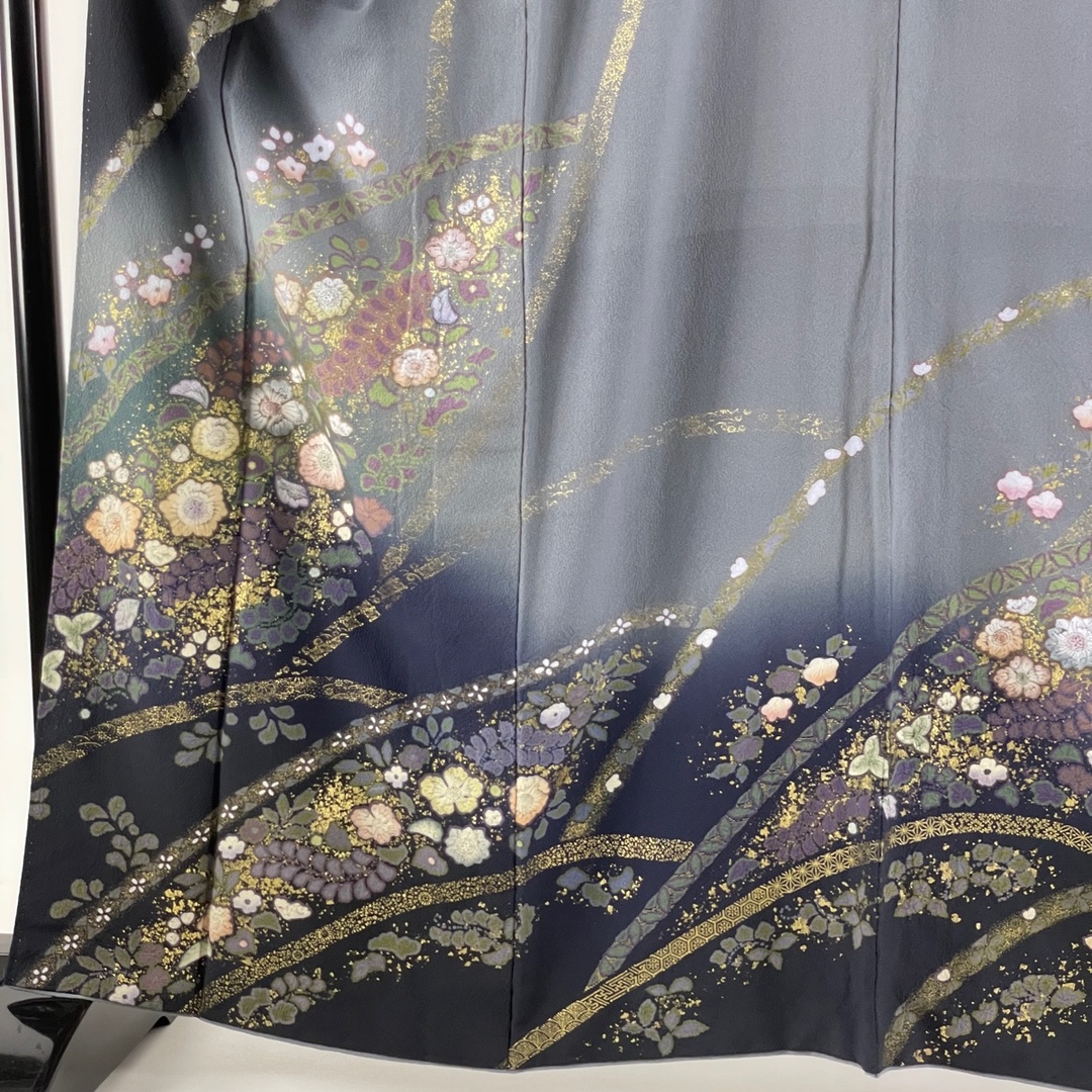 訪問着 身丈163cm 裄丈66cm 正絹 美品 逸品 【中古】