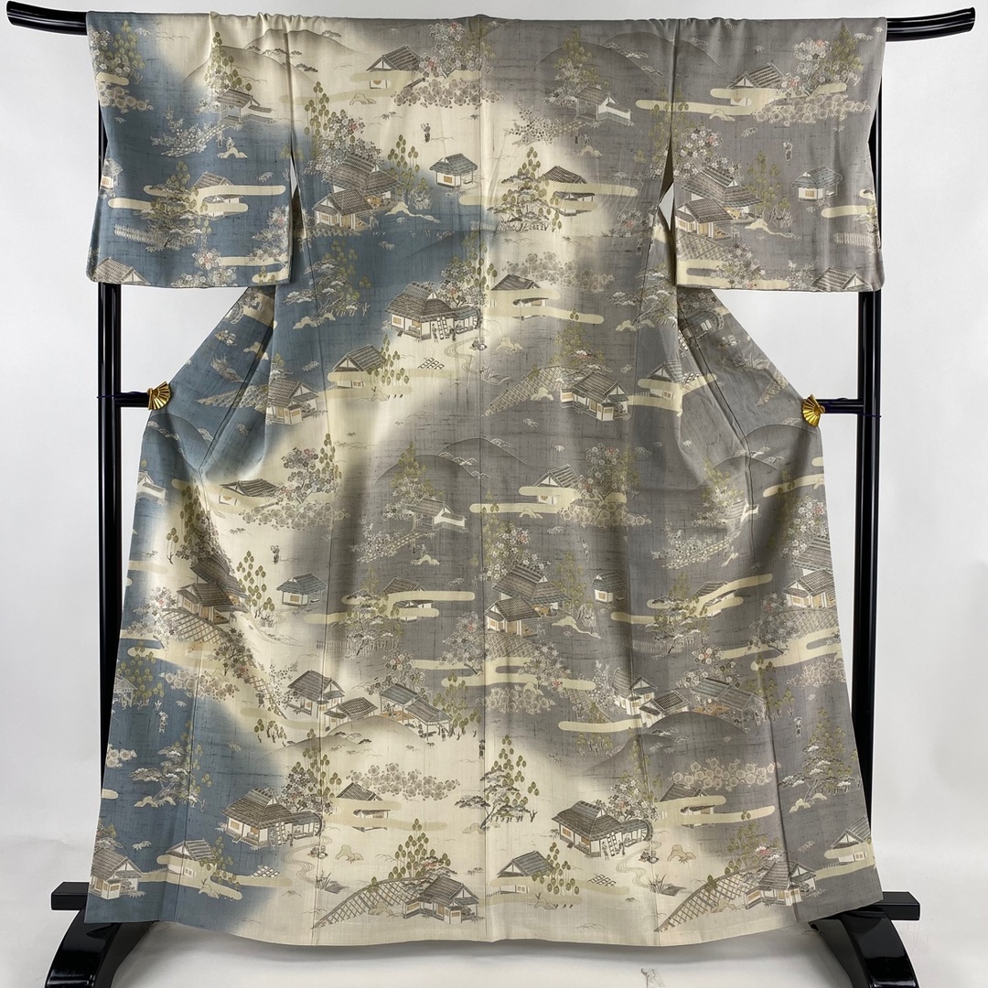 訪問着 身丈163cm 裄丈70cm 正絹 逸品-