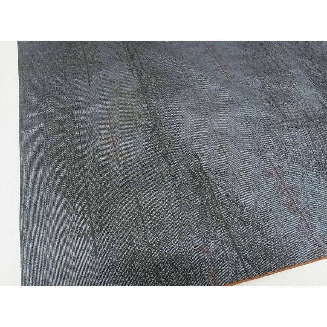 平和屋-こころ店■上質な紬 樹林文 着丈155cm 裄丈64.5cm 正絹 逸品 B-dk4961