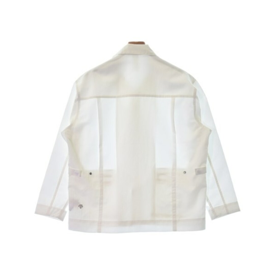 DESCENTE デサント カジュアルジャケット S 白 【古着】【中古】 季節がきましたね人気‼️デサント ジャケット 未着用タグ付き