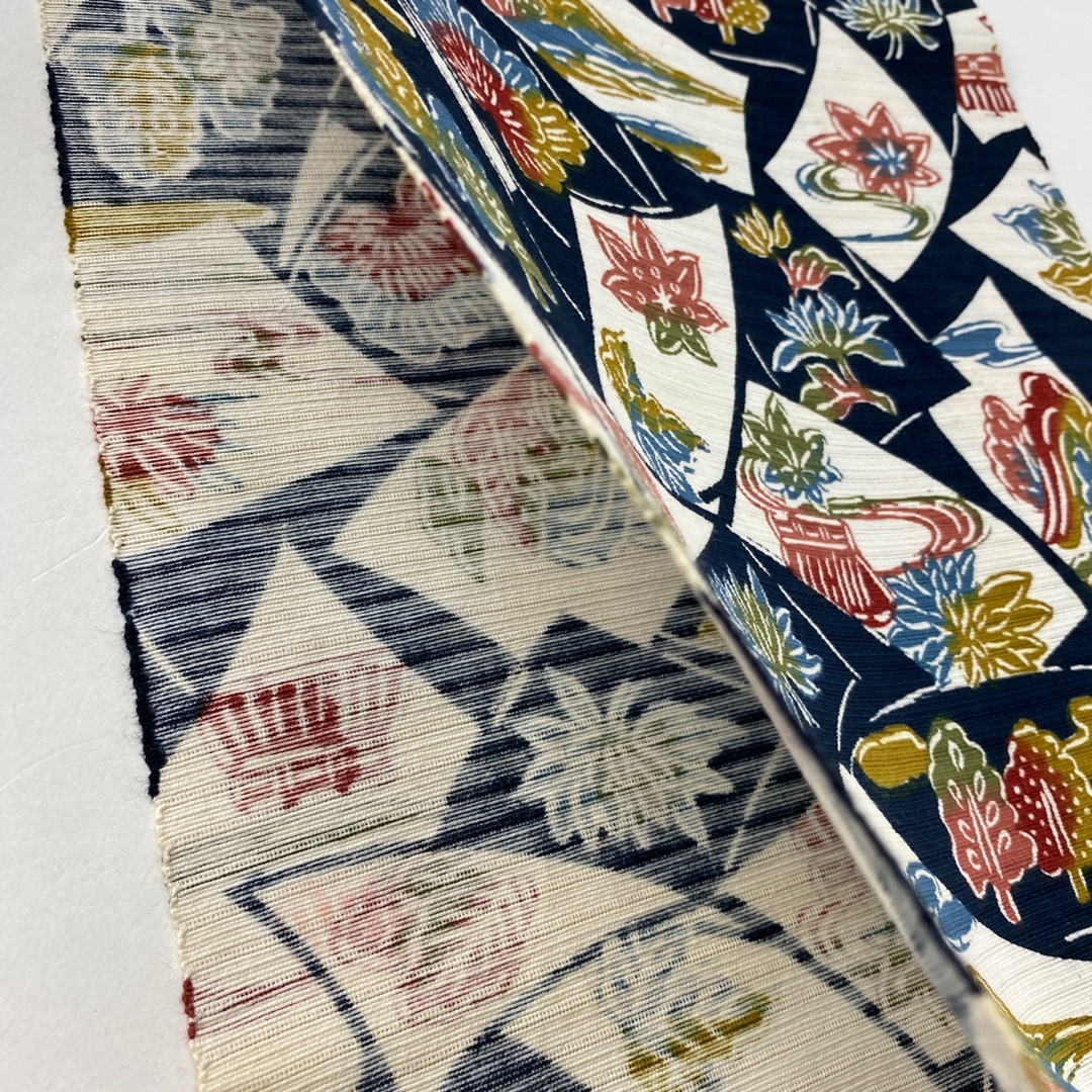 名古屋帯 秀品 綿 - 帯