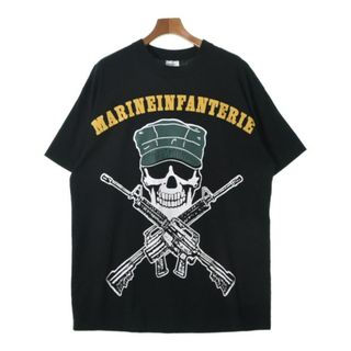 ヴェトモン(VETEMENTS)のVETEMENTS ヴェトモン Tシャツ・カットソー S 黒 【古着】【中古】(Tシャツ/カットソー(半袖/袖なし))