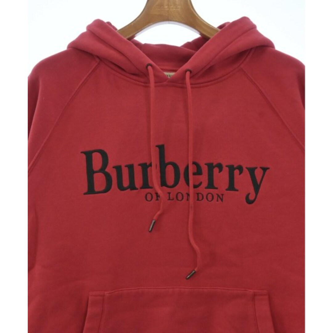 BURBERRY(バーバリー)のBURBERRY バーバリー パーカー M 赤 【古着】【中古】 メンズのトップス(パーカー)の商品写真