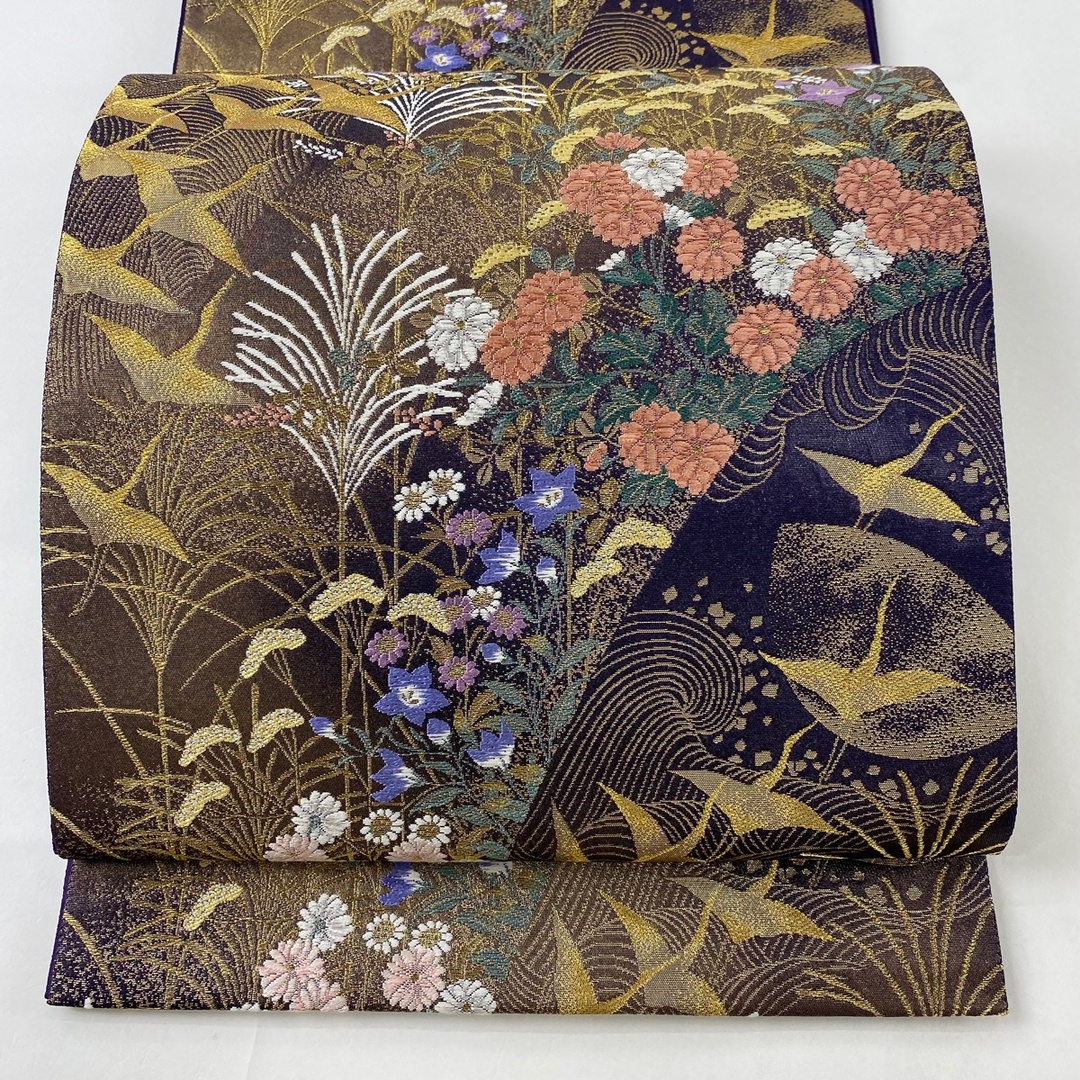 袋帯 美品 名品 六通 正絹 - 帯 袋帯 美品 名品 六通 正絹