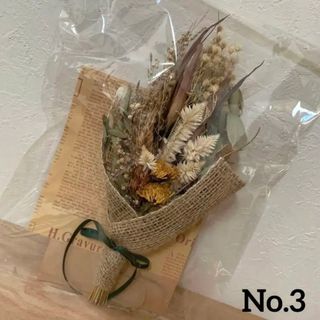 【handmade】ドライフラワー☆ミニスワッグ　No.3(ドライフラワー)