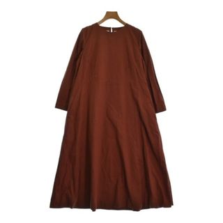 YAECA WRITE ヤエカライト ワンピース M 赤x茶系(チェック) 【古着】【中古】(ひざ丈ワンピース)
