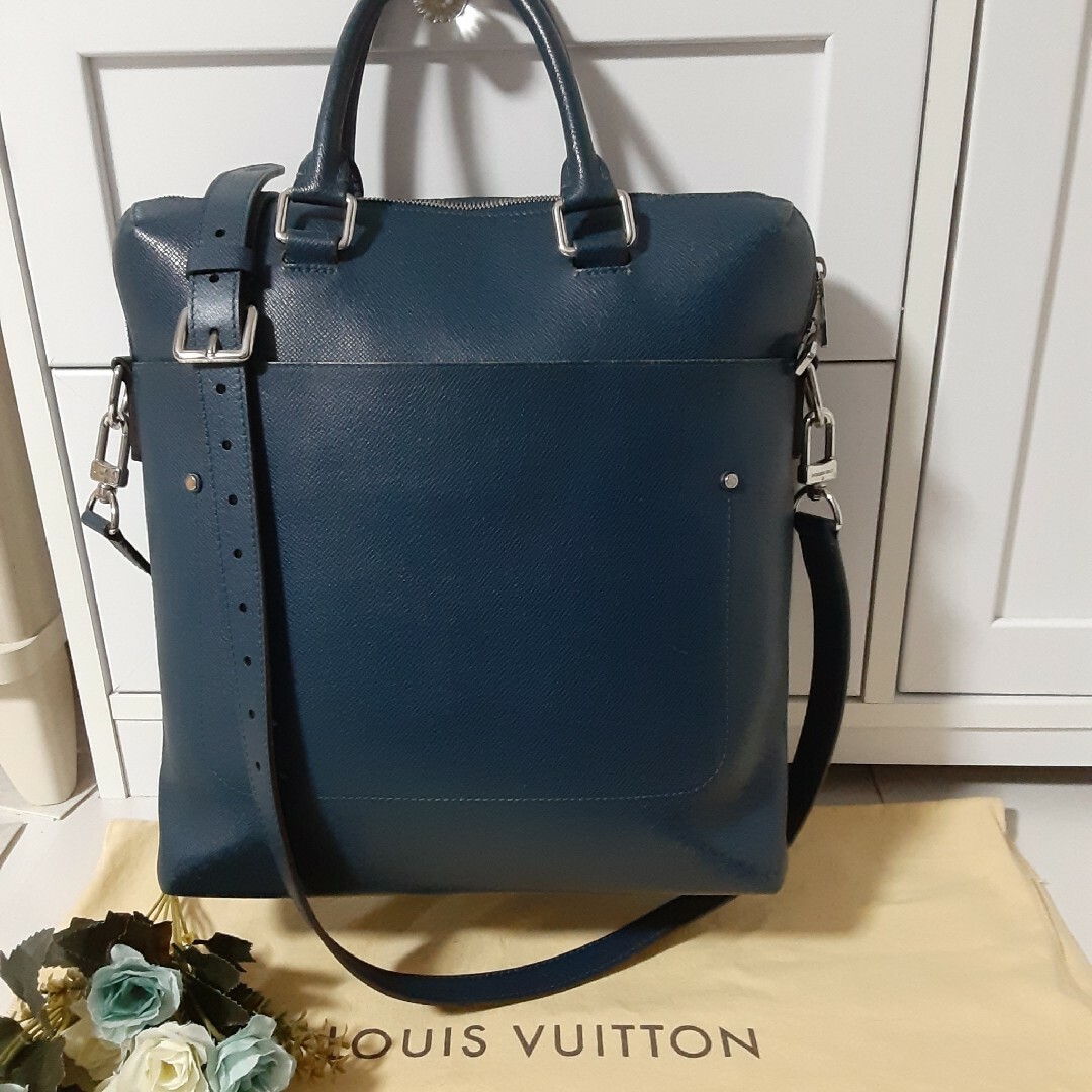 LOUIS VUITTON タイガ グリゴリ トート レザー 2way トートバ