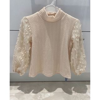 ボンポワン(Bonpoint)のセレクトショップ　袖シースルートップス　120(Tシャツ/カットソー)