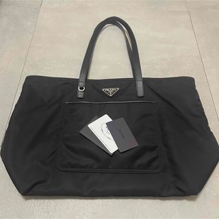 プラダ(PRADA)の【限定値下げ中】正規品　美品　プラダ　トートバッグ　A4収納可能　肩掛け可能(トートバッグ)