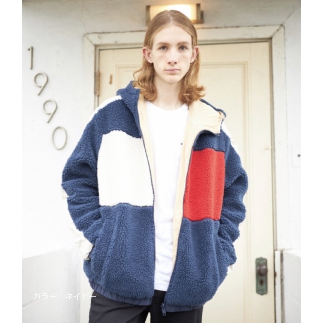 【新品★未使用】TOMMY JEANS トミー リバーシブルボアジャケット