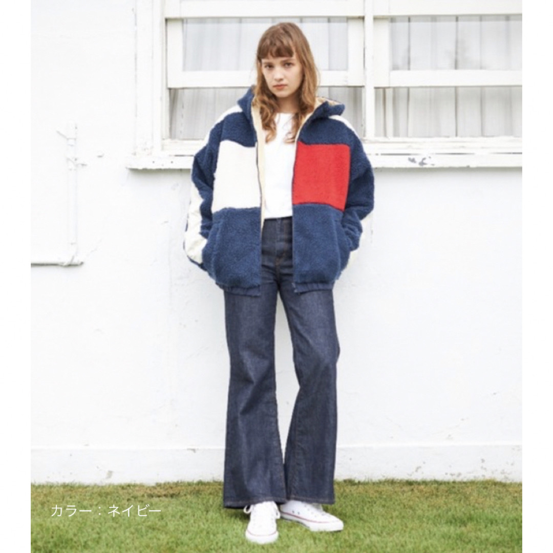 【新品★未使用】TOMMY JEANS トミー リバーシブルボアジャケット