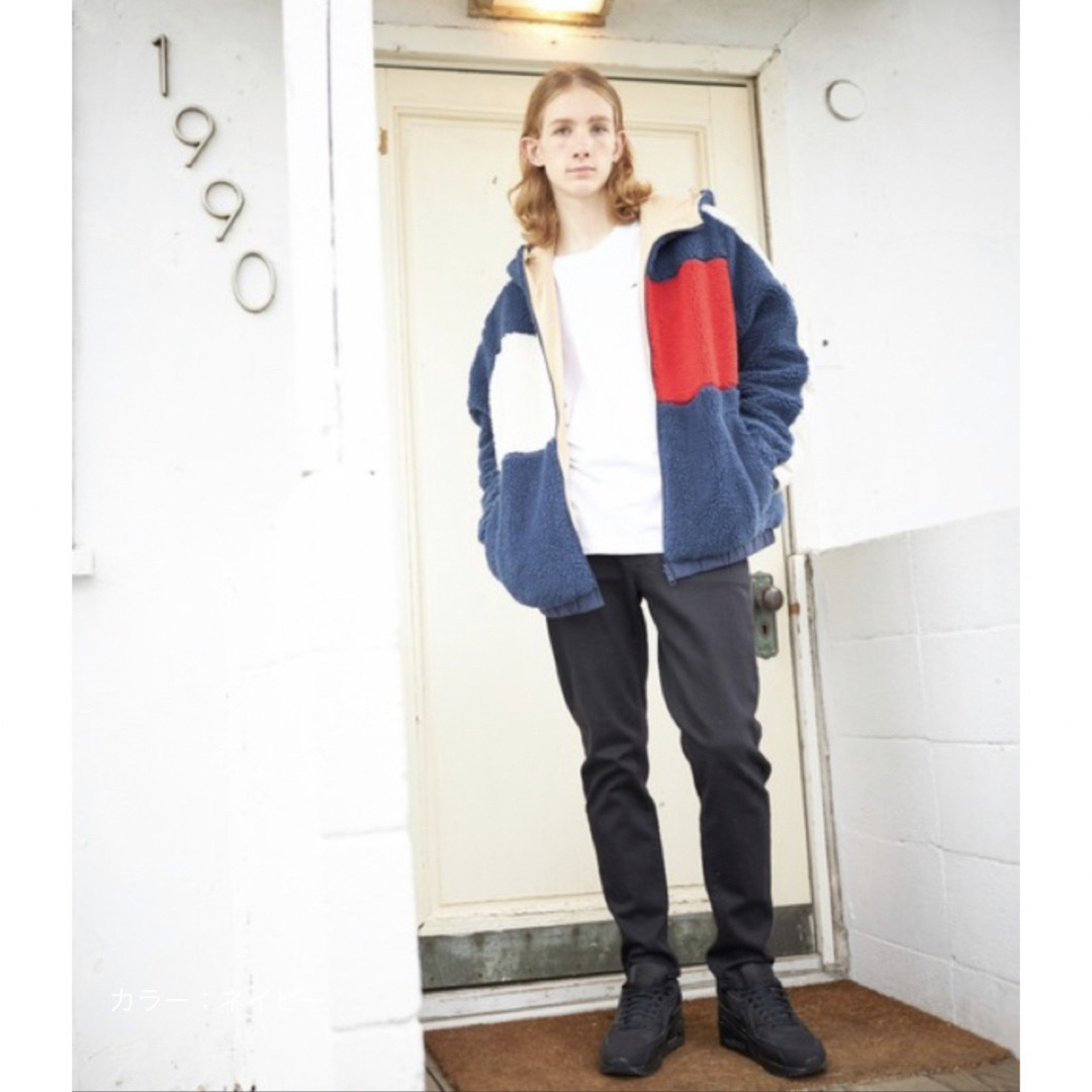 【新品★未使用】TOMMY JEANS トミー リバーシブルボアジャケット