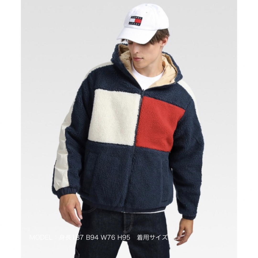 【新品★未使用】TOMMY JEANS トミー リバーシブルボアジャケット