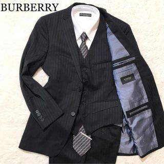 BURBERRY - バーバリーロンドン スーツ セットアップ A5 M程度 黒 千鳥