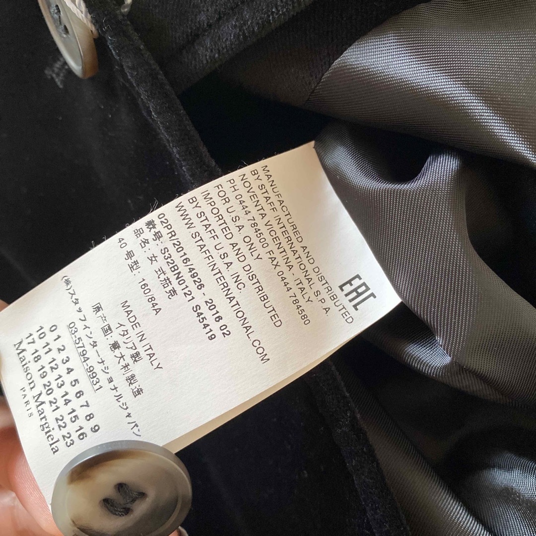 MM6 - MM6 MaisonMargiela ジャケット サイズ40 黒 新品未使用の MM6 - MM6 MaisonMargiela ジャケット サイズ40 黒 新品未使用の