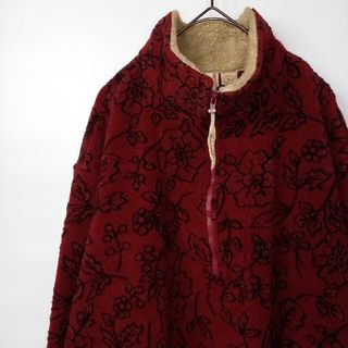 ウールリッチ(WOOLRICH)の90s　アメリカ製　ウールリッチ　ハーフジップ　フリースプルオーバー　アノラック(その他)