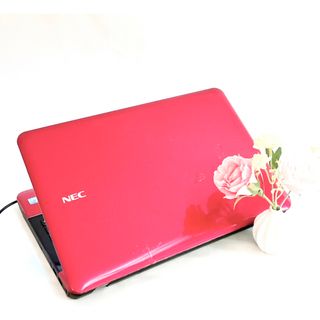 SALE❗️ 在宅ワークや事務処理に❣️赤いノートパソコン✨社会人初心者に-