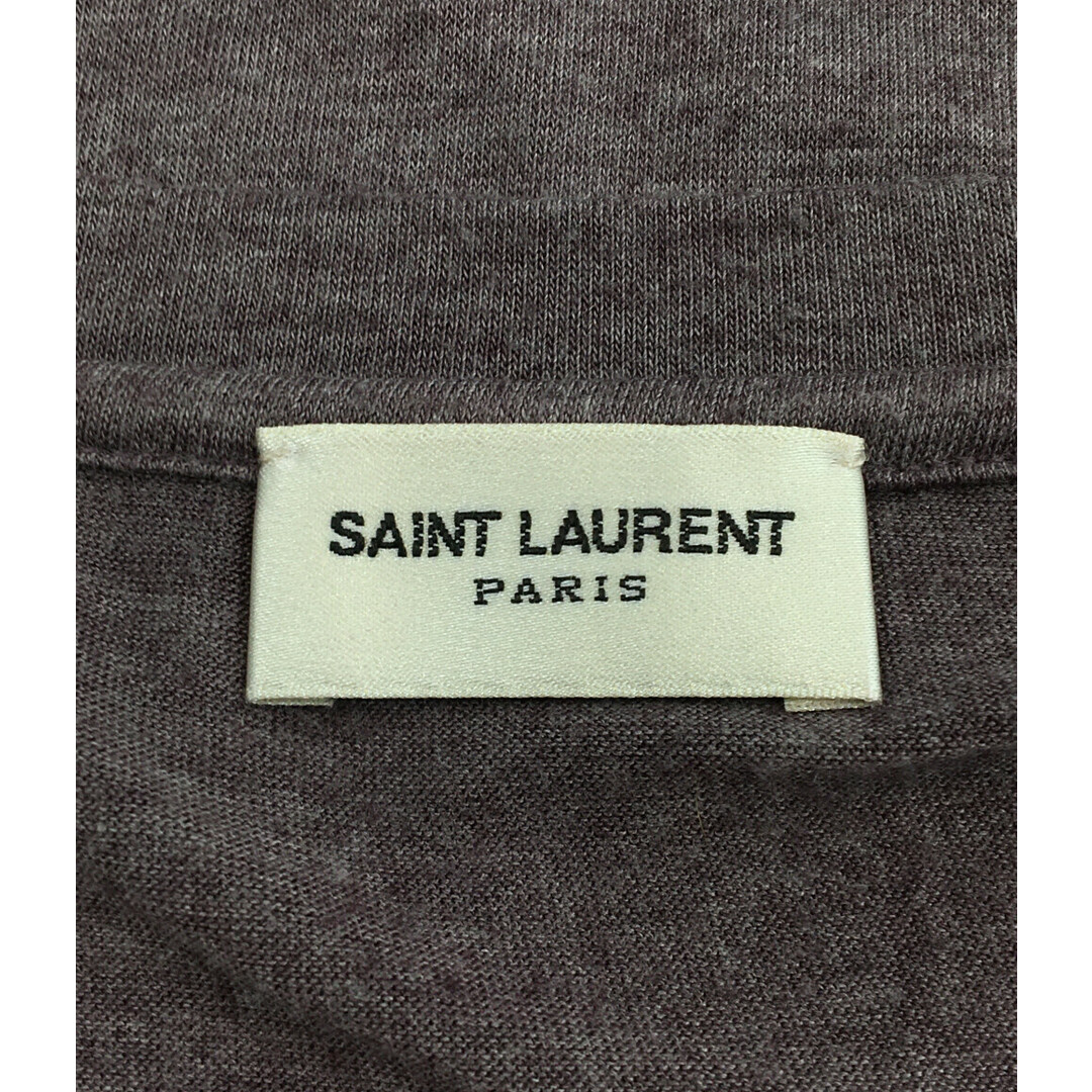 サンローラン 半袖Tシャツ サンダーボルトロゴ メンズ S - Tシャツ