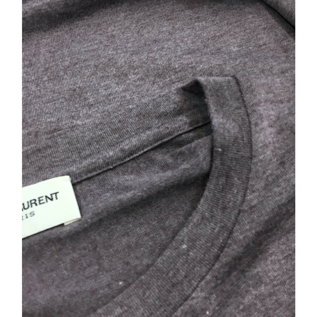 サンローラン 半袖Tシャツ サンダーボルトロゴ メンズ S - Tシャツ