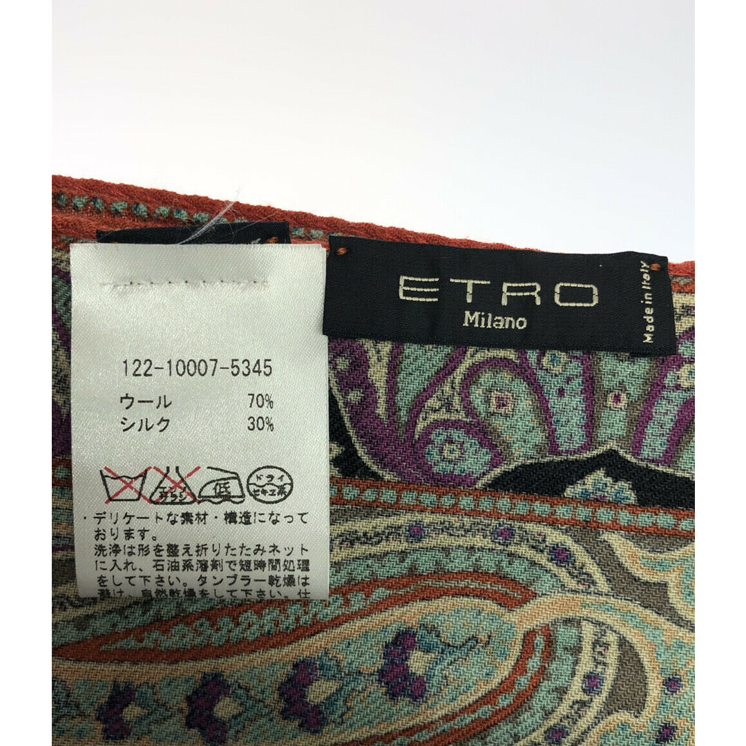 ETRO - エトロ ETRO ストール ウール シルク ペイズリー柄 レディース